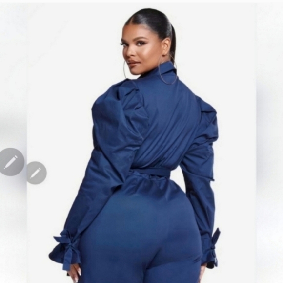 🍁🍂Fashion to figure jumpsuit size 3 in olive green - Picture 2 of 6